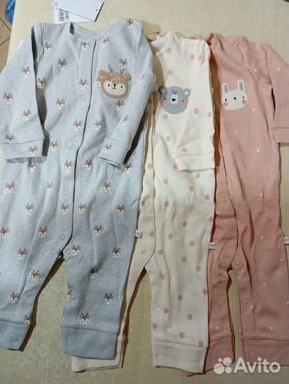 Слипы Некст на молнии, 6-9 мес, на рост 74см