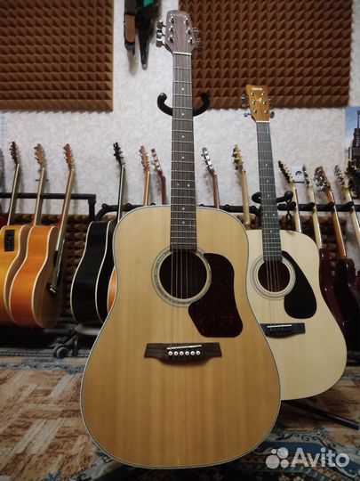 Редкая гитара Walden D740 /массив/ обмен