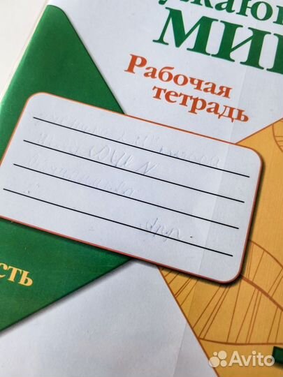 Рабочая тетрадь окружающий мир 1 класс обе части