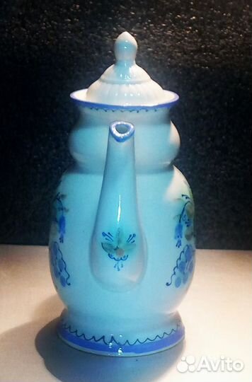 Заварочный чайник ручной росписью СССР