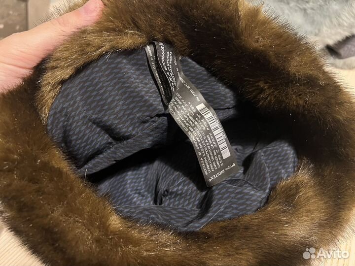 Шапка меховая zara