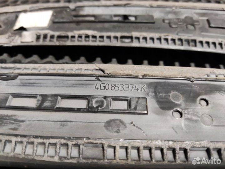 Накладка порога в салоне Audi A6 C7 cdnb 2014