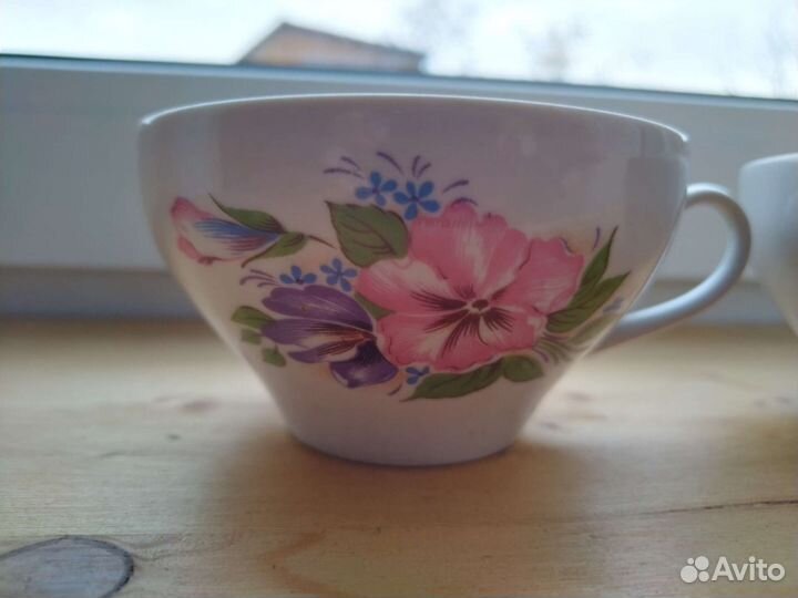 Остатки Сервизов чайных, кружки, бокалы, фужеры