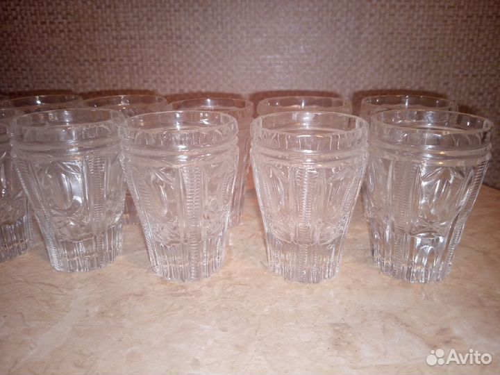 Новые хрустальные стопки СССР