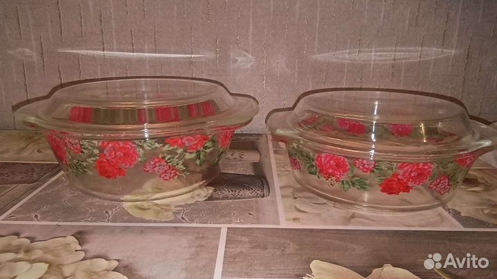 Набор кастрюль жаропрочных