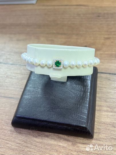 Комплект из золота с жемчугом