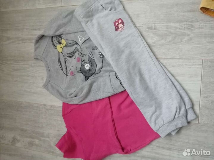 Вещи пакетом на девочку 98