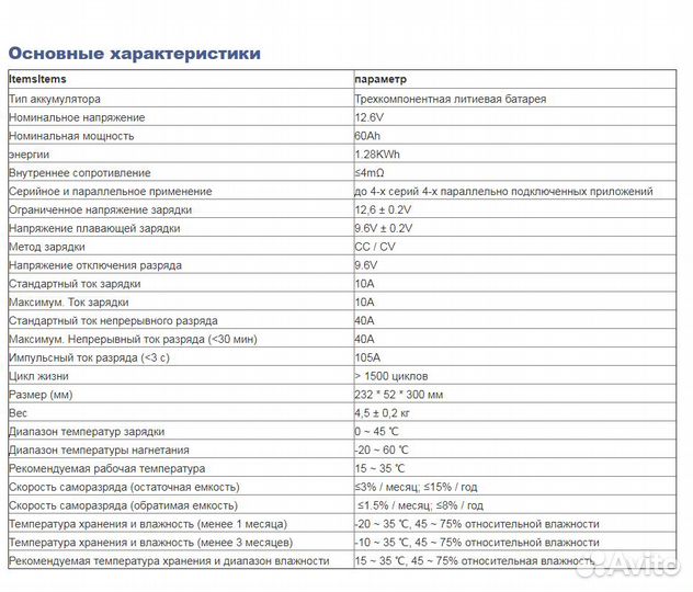 Мощный портативный аккумулятор 12в 60Ач