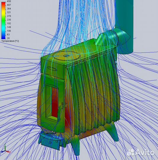 Огонь-Батарея 11 Отопительный Печь