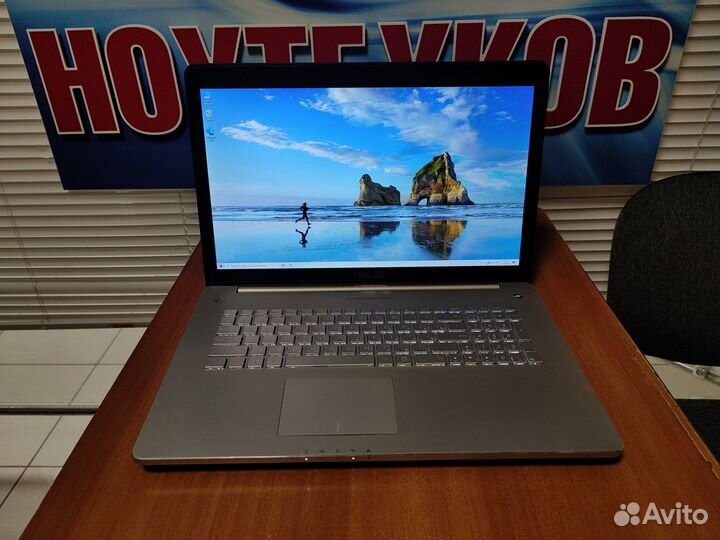 Игровой ноутбук Asus / IPS / 17 дюймов / GTX 4g