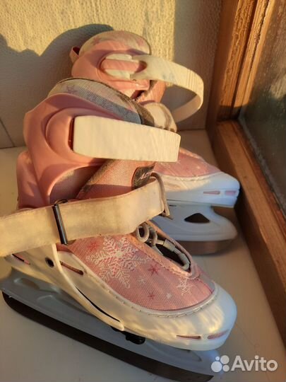 Коньки для девочки раздвижные 30-33