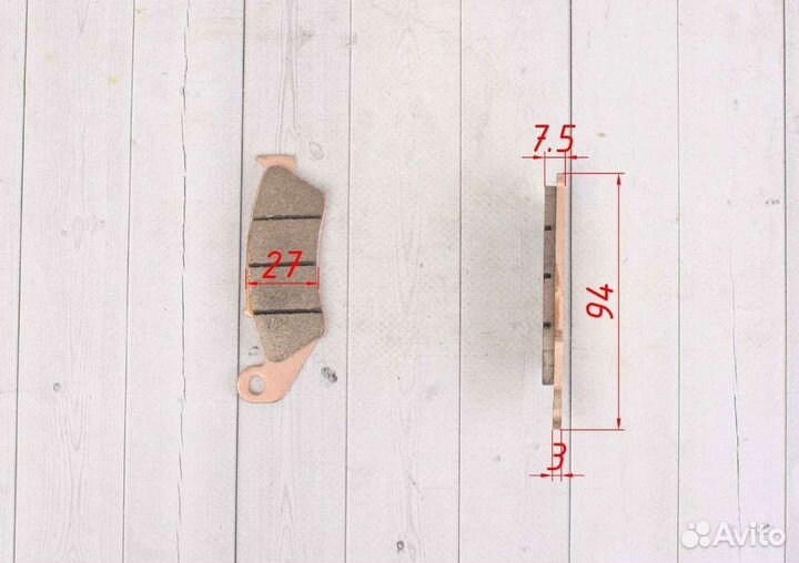 Колодки переднего тормоза nissin