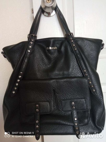 Сумка кожаная женская