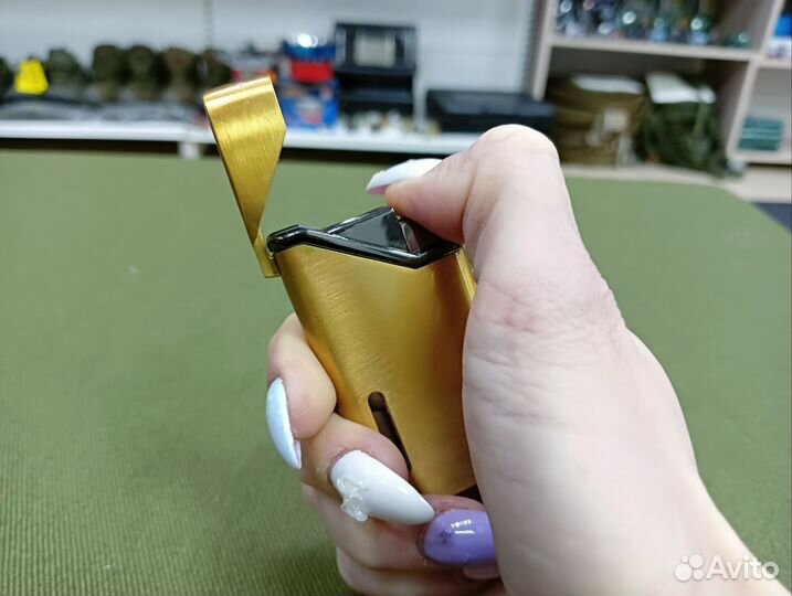 Зажигалка turbo Gold