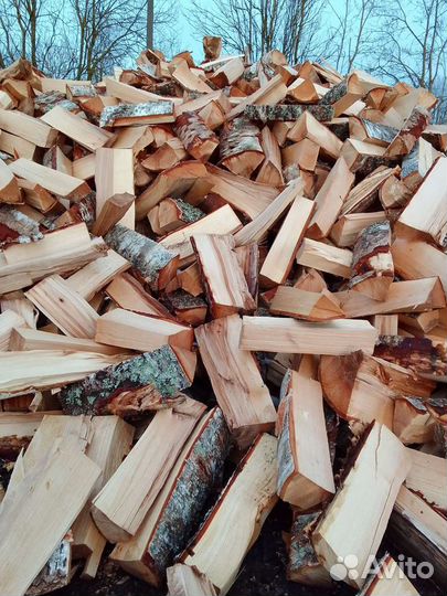 Дрова березовые колотые