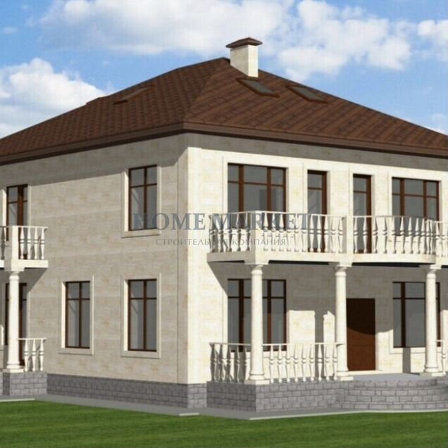 Дом 284,5 м² на участке 8 сот.