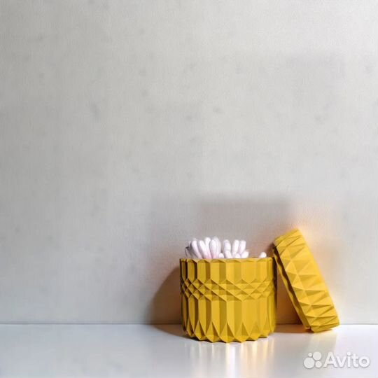 Шкатулка (кашпо) из гипса