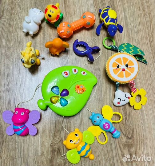Игрушки погремушки пакетом