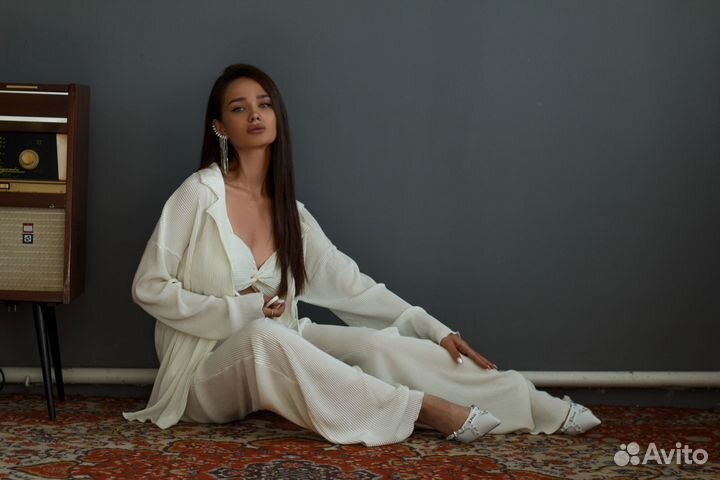 Костюм-тройка летний женский