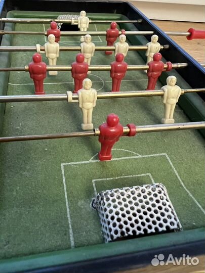 Настольный футбол винтажный маленький