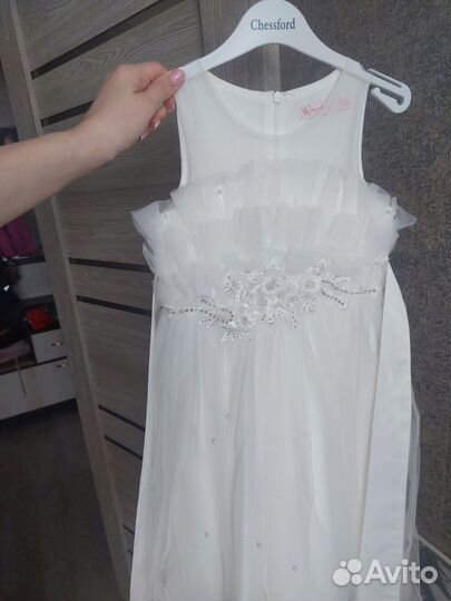 Нарядное платье для девочки 122 128
