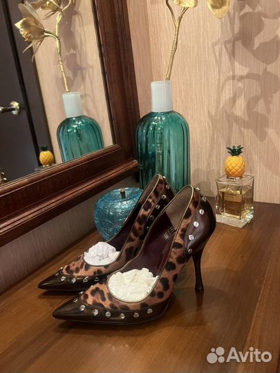 Туфли Dolce & Gabbana с леопардовым принтом 35-36р