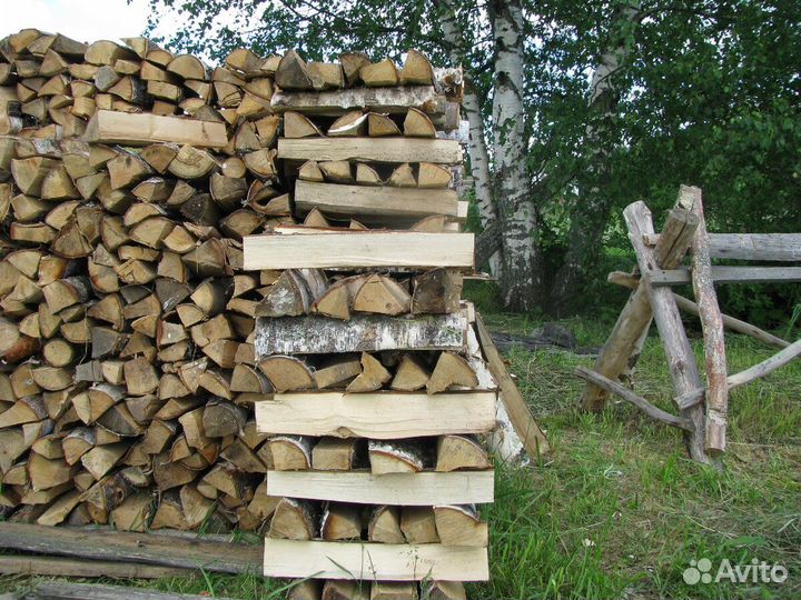 Сухие березовые дрова