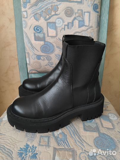 Ботинки Zara кожа