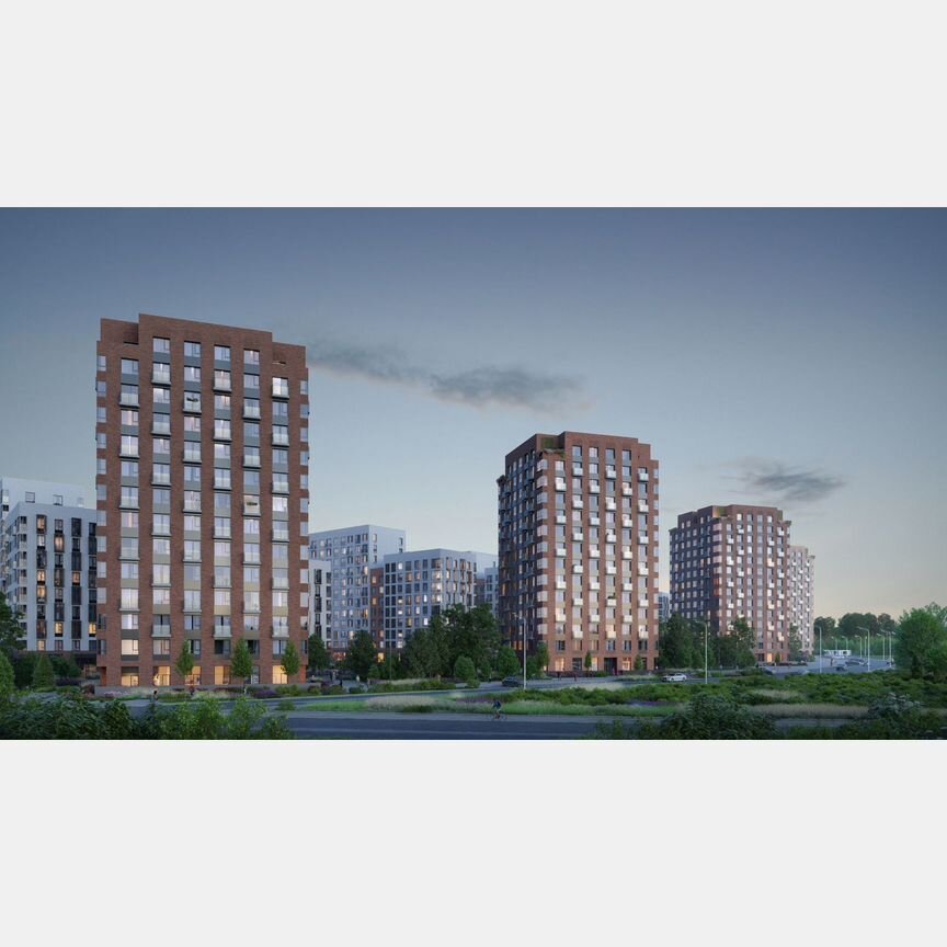 2-к. квартира, 49,8 м², 9/11 эт.