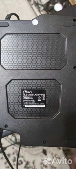 Игровая клавиатура ritmix rkb-209bl gaming