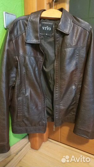 Кожаная куртка мужская