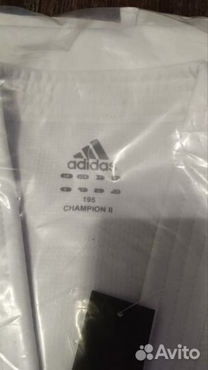 Кимоно для дзюдо adidas champion 2 IJF (новое)