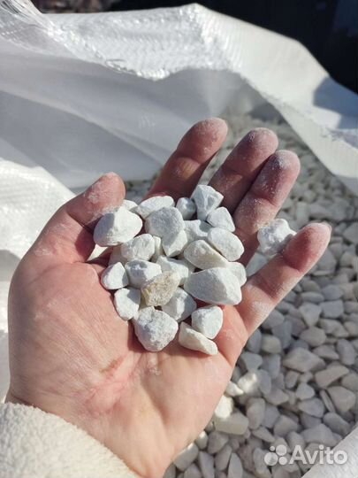 Белая мраморная крошка