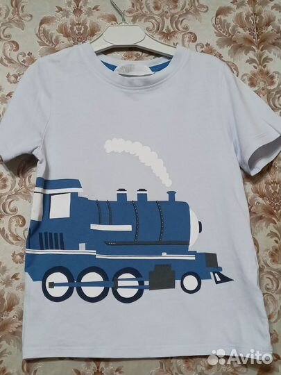 Футболки и шорты на мальчика 110 H&M