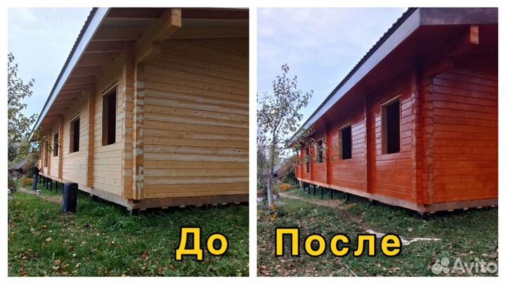 Покраска/побелка стен потолка фасада дома склада