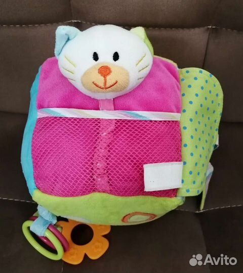 Развивающий мягкий кубик