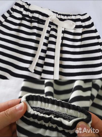 Штаны детские спортивные в полоску