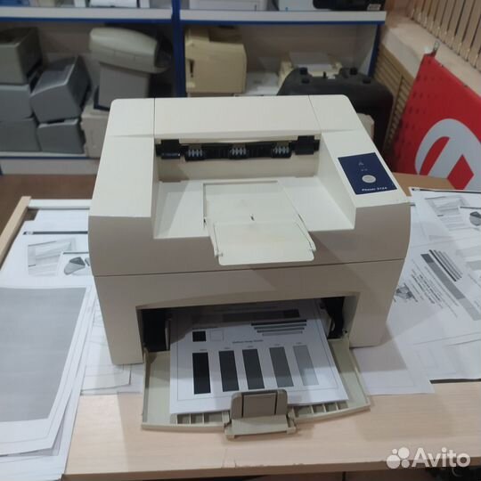Принтер лазерный Xerox Phaser 3124 заправлен гаран