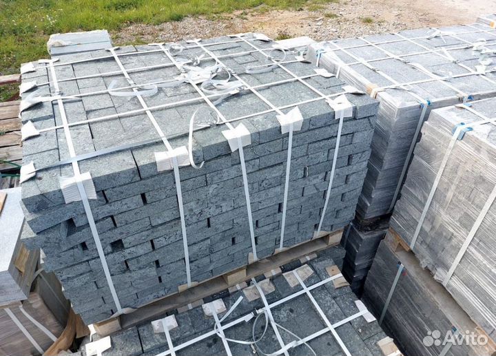 Брусчатка пиленая (гладкая) Габрро опт, укладка