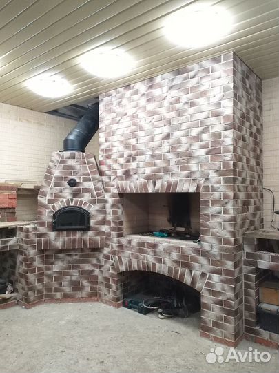 Кладка каминов, печей, мангальных комплексов