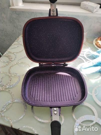 Сковорода гриль двухсторонняя