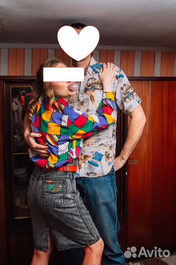 Ретро вещи винтаж для дискотеки 90х (Юбка 44)