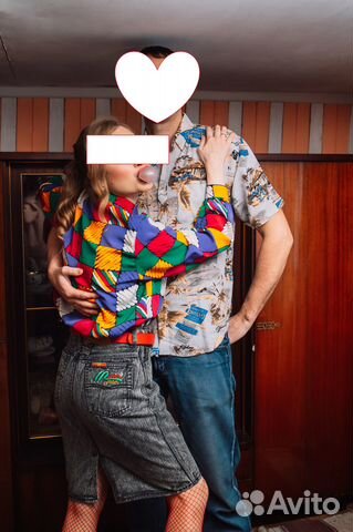 Ретро вещи винтаж для дискотеки 90х (Юбка 44)