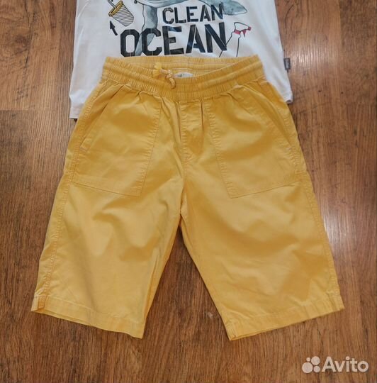 Футболка gulliver 140 +шорты