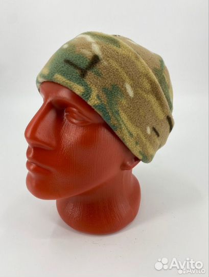 Шапка флисовая тактическая мох, мультикам и др. 2я