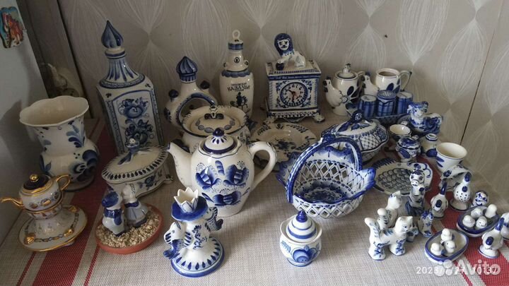 Фарфоровая посуда Гжель