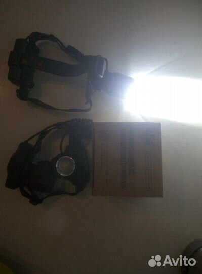 Супер мощный наголовный фонарь Р 50 (новый)