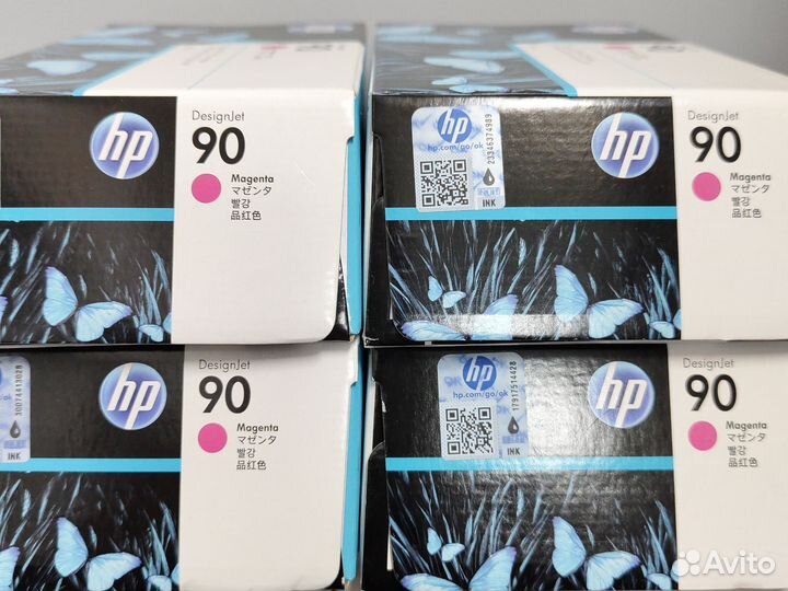 Картриджи hp 90 Magenta