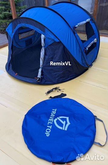 Видео Палатка 1906 автомат 5 местная 280х205х120см