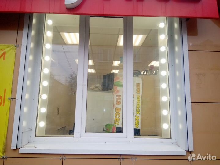 Подсветка на окно и входную группу